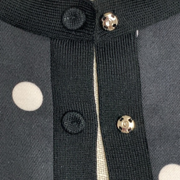 Paule Ka Silk Crop Cardigan Sz S - Picture 4 of 7